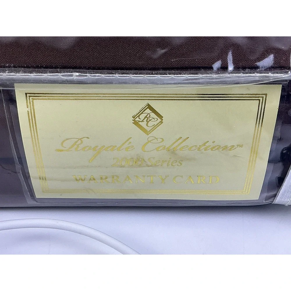 Vintage Royale Collection 2000‎ Series Queen Sheet Set Brown 400 TC 6 Pc NOS
